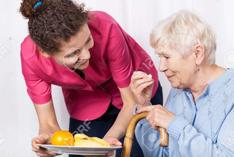 28349230-Home-care-service-for-the-elderly-Stock-Photo